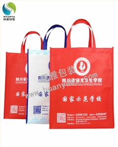 加急定制南充卫生学校无纺布宣传袋 色彩丰富质量保证