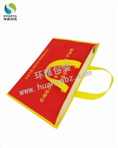 巴中无纺布宣传袋 资料拉链袋定制 厂家量身定制款式新颖