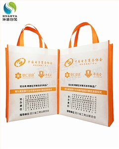 单仁资讯十大牛商分享会宣传用无纺布环保袋由环雅包装提供