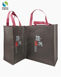 环雅包装厂家定做热转印烫画无纺布酒袋 印刷美观做工精湛