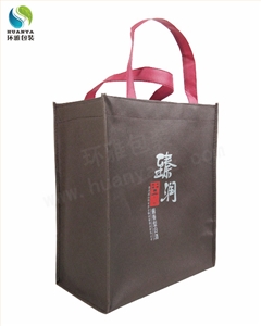 环雅包装厂家定做热转印烫画无纺布酒袋 印刷美观做工精湛