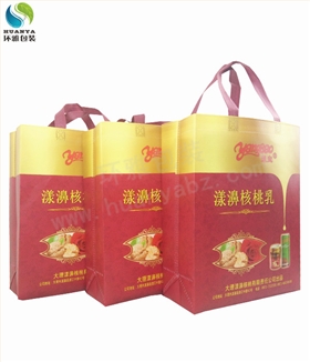 漾濞核桃乳无纺布环保袋