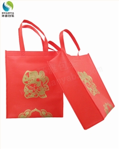 批量定做金粉印刷无纺布礼品袋免费排版出货迅速