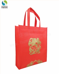 批量定做金粉印刷无纺布礼品袋免费排版出货迅速
