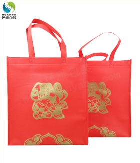 金粉印刷无纺布礼品袋子