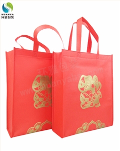 批量定做金粉印刷无纺布礼品袋免费排版出货迅速