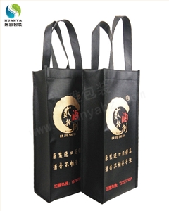厂家定做两瓶装无纺布红酒袋 可印图文做工精湛环保耐用