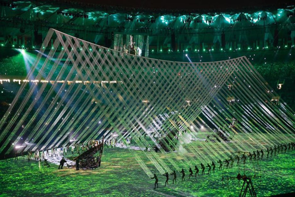里约奥运会开幕式图片